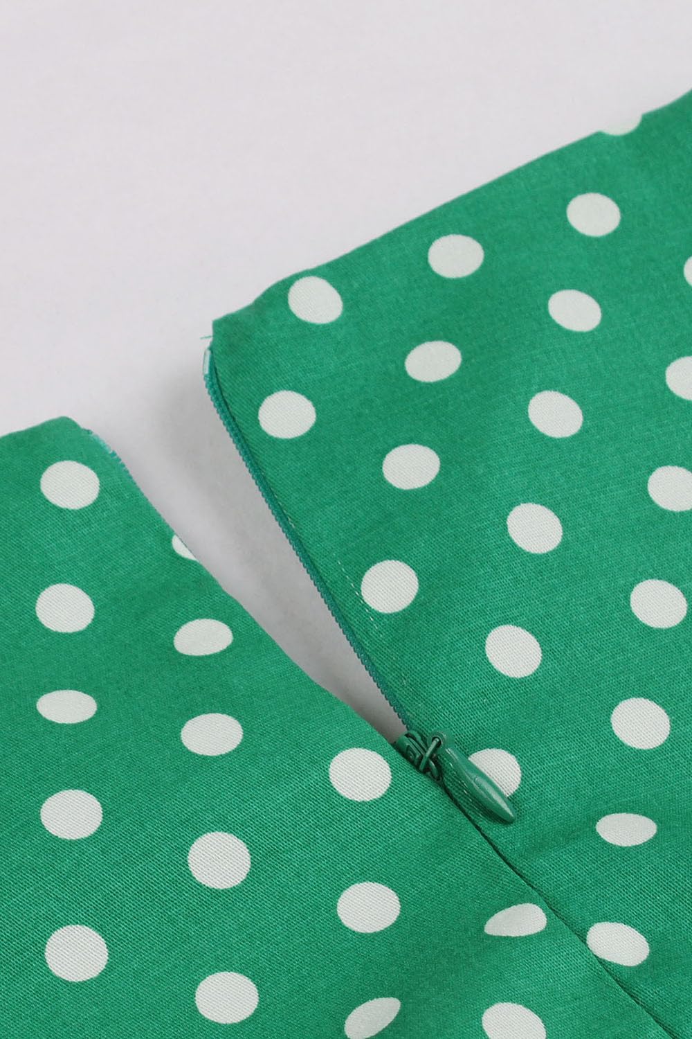 AXOE Damen Rockabilly Kleider 50er Jahre Baumwolle Gürtel S Grün, S Grün