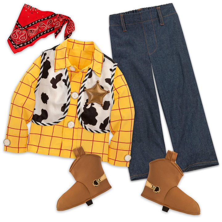 Disney Store Official - Toy Story - Sheriff Woody - Kostüm - Cowboy-Outfit für Kostümpartys, Hallowe