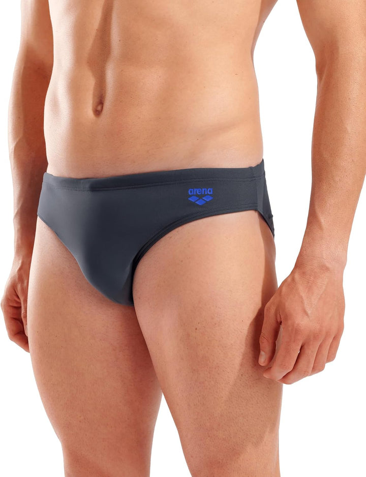 Arena Herren M Dynamo 5.5cm Brief R Swim Briefs 75 Asphalt-neon Blue, 75 Asphalt-neon Blue
