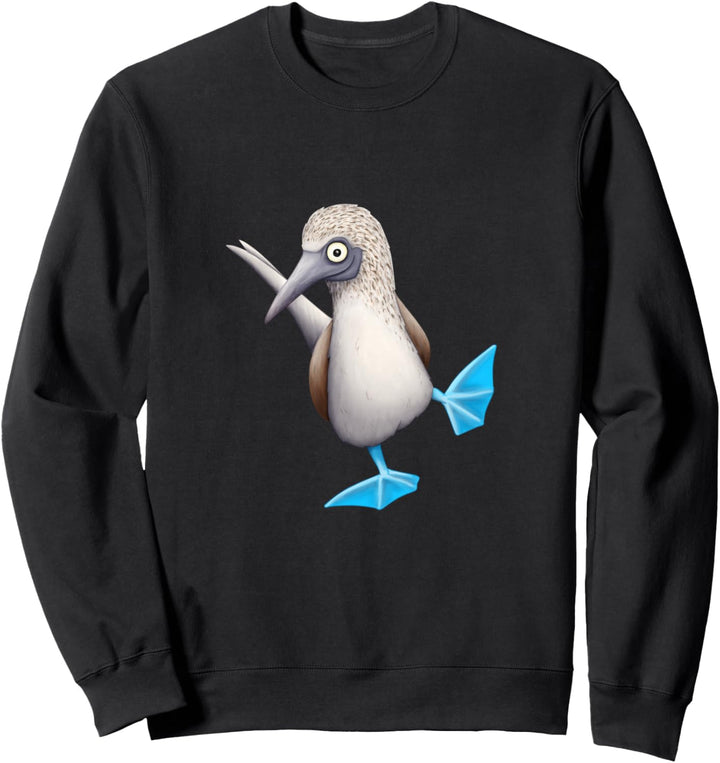 Tanzender Meeres-Vogel Komischer Vogel Blaufusstölpel Sweatshirt