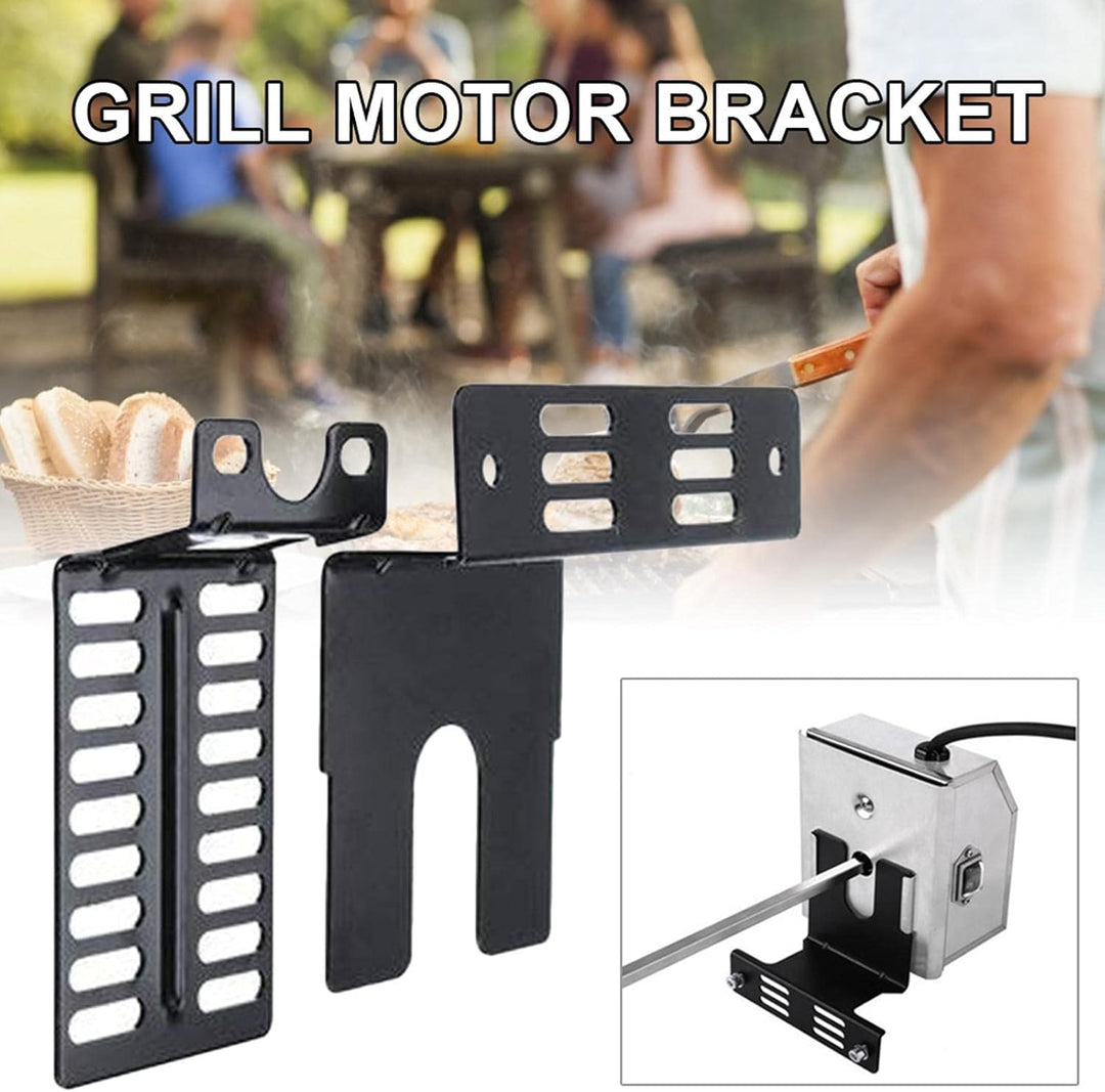 Rotisserie Motor Halterungs Set Universal Grill Edelstahl Bräter Motor Halterung Set Edelstahl Halte