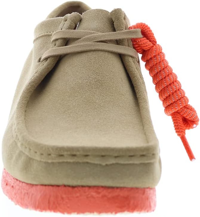 Clarks Herren Wallabee Mokassin 44 EU Light Tan Orange, 44 EU Light Tan Orange