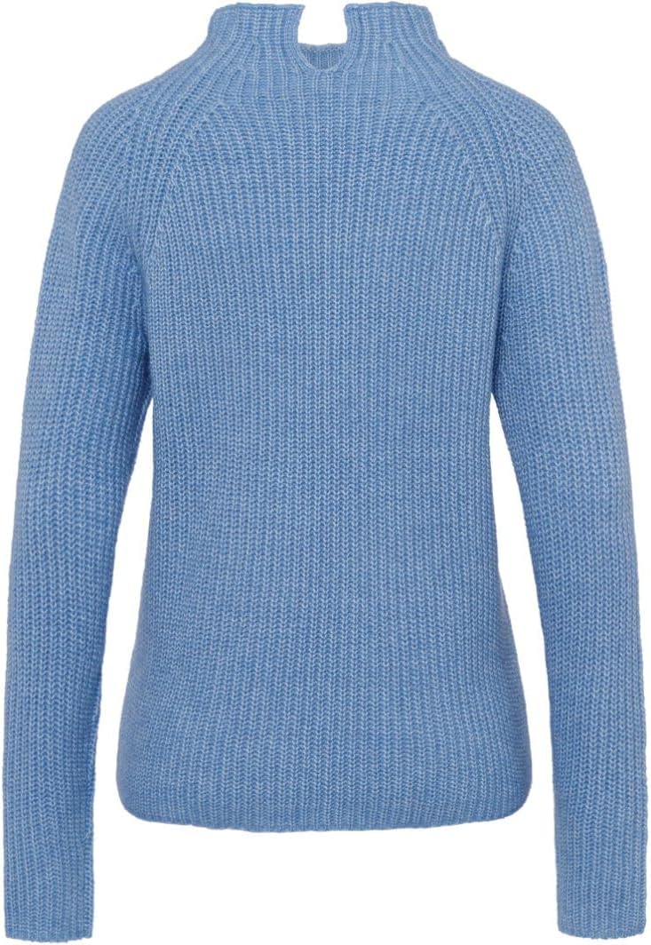 BRAX Damen Style Lea Fancy Knit Pullover 38 Iced Blue, 38 Iced Blue