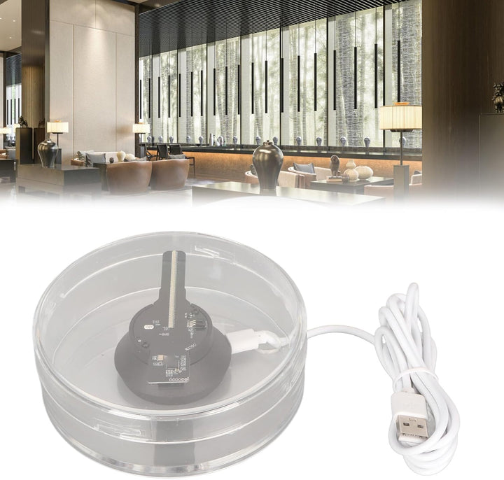 3D Hologramm Ventilator, WiFi Projektor, Hologramm Ventilator, 3,3 Zoll Display, WiFi APP Fernbedien