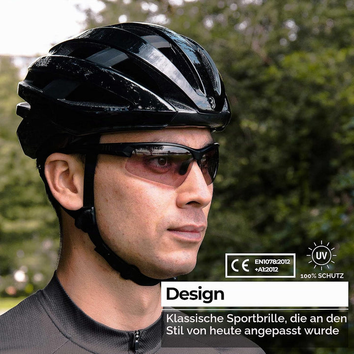 BBB Cycling Sportbrille mit Leseteil für Weitsichtige Sehstärke Sonnbrille mit Photochromatic Gläser