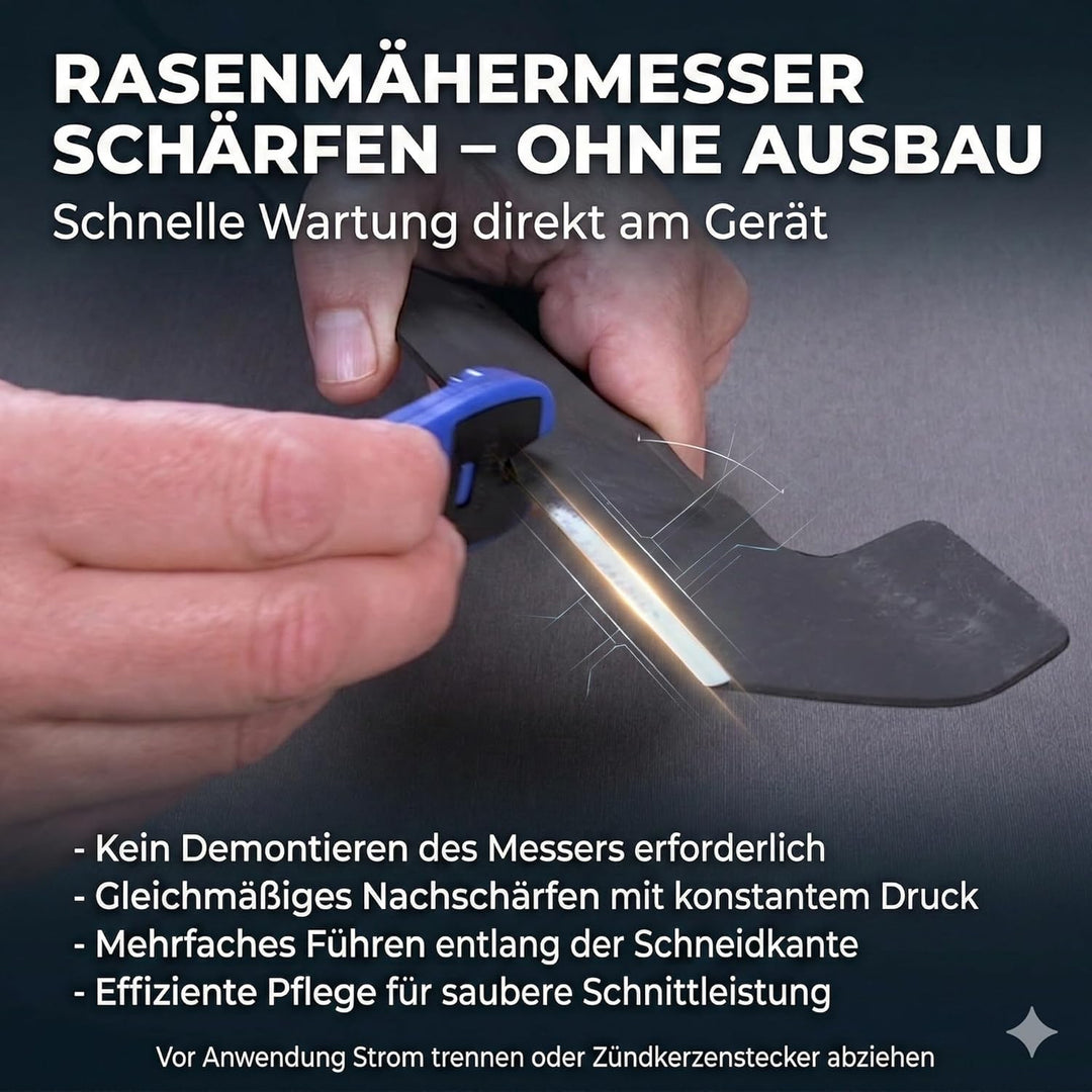 BLITZSCHÄRFER Messerschärfer Blitzschärfer tragbarer Messerschleifer manuell Miniblitz Keramikschärf