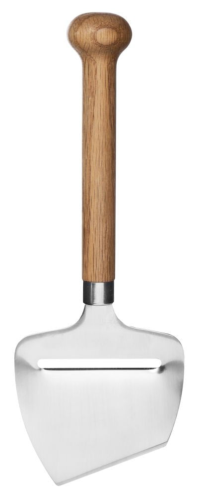 Sagaform 5017204 Semi-Hard Käsehobel, braun/Edelstahl, 23.0x8.50x3.50 cm Käseschneider, Käsesch