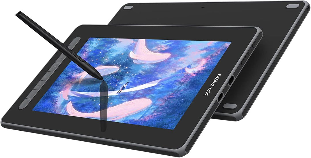 XP-PEN Artist 12 2. Generation Grafiktablett mit Display 11,9 Zoll 127% sRGB Farbraum mit X3 Smart-C