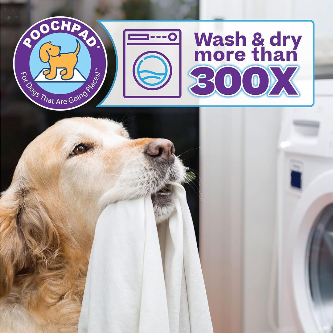 PoochPad Original waschbare, wiederverwendbare Töpfchenunterlage, klein, 2 Stück – unübertroffene Ge