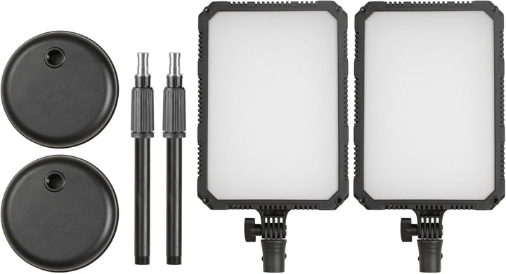 NANLITE Kaiser PL24 Vario 2Kit Desktop-Beleuchtungs-Set - Fotobeleuchtung - Kamera-Studio-Beleuchtun