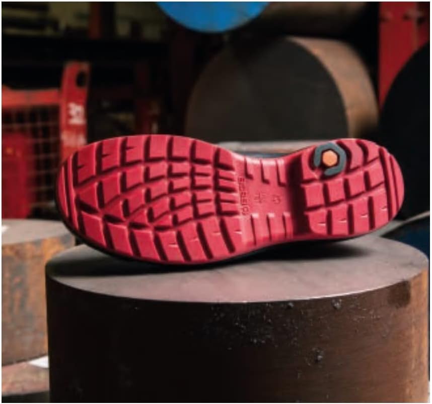 BASE Protection Unisex Sparkle sicherheitsschuhe, Schwarz Rot, 42 EU 42 EU Schwarz / Rot, 42 EU Schw