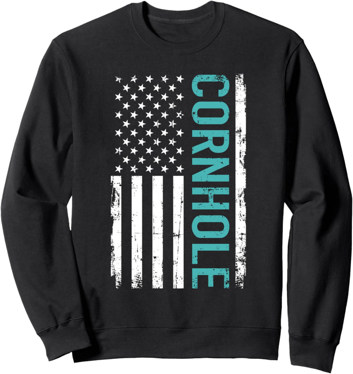 Cornhole USA Flagge Sweatshirt
