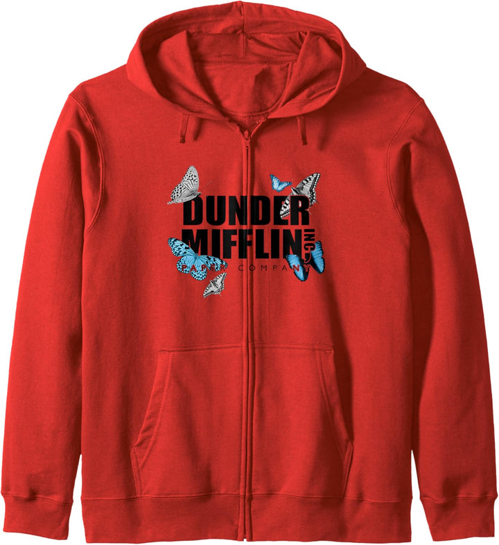 The Office Schmetterlingslogo Kapuzenjacke
