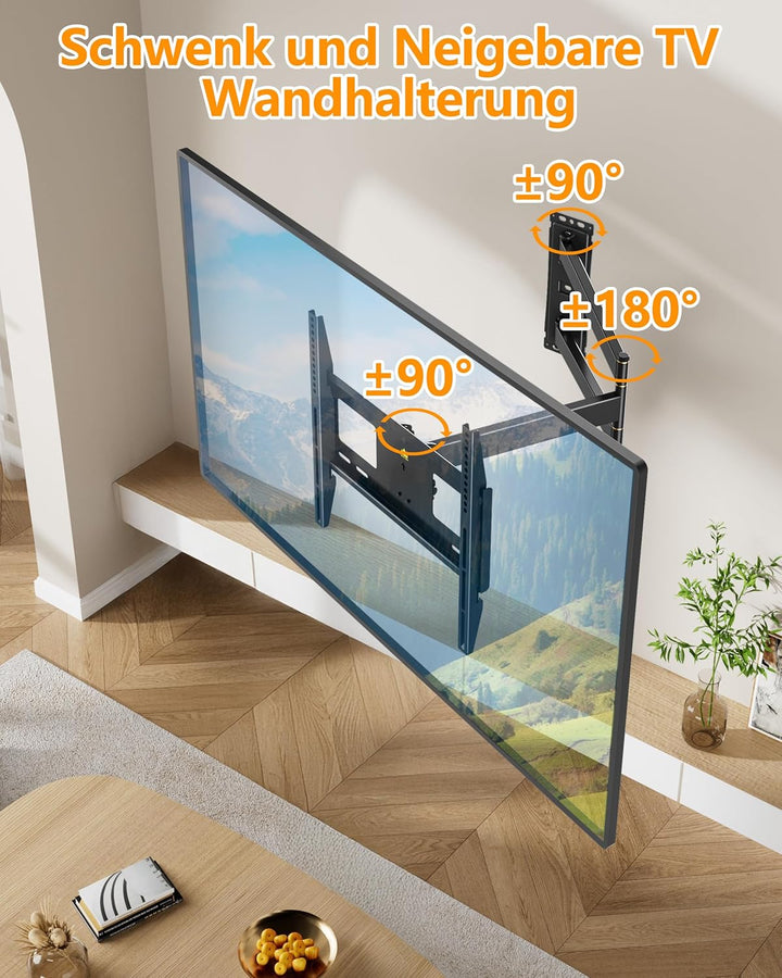 FORGING MOUNT TV Wandhalterung Langer Arm Ecke TV Halterung für 26-65 Zoll Fernseher 840mm Glatte Ve