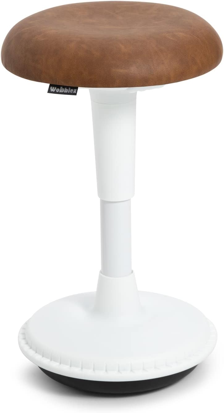 Wobblez ergonomischer Bürostuhl | Rückenschonender Wackelhocker Höhenverstellbar von 43-63 cm für ei