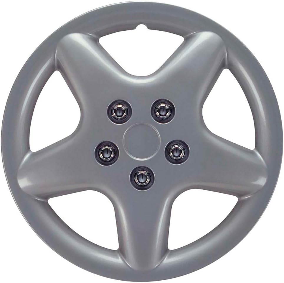AUTO-STYLE Satz Radzierblenden Idaho 13-Zoll Silber 13-inch, 13-inch