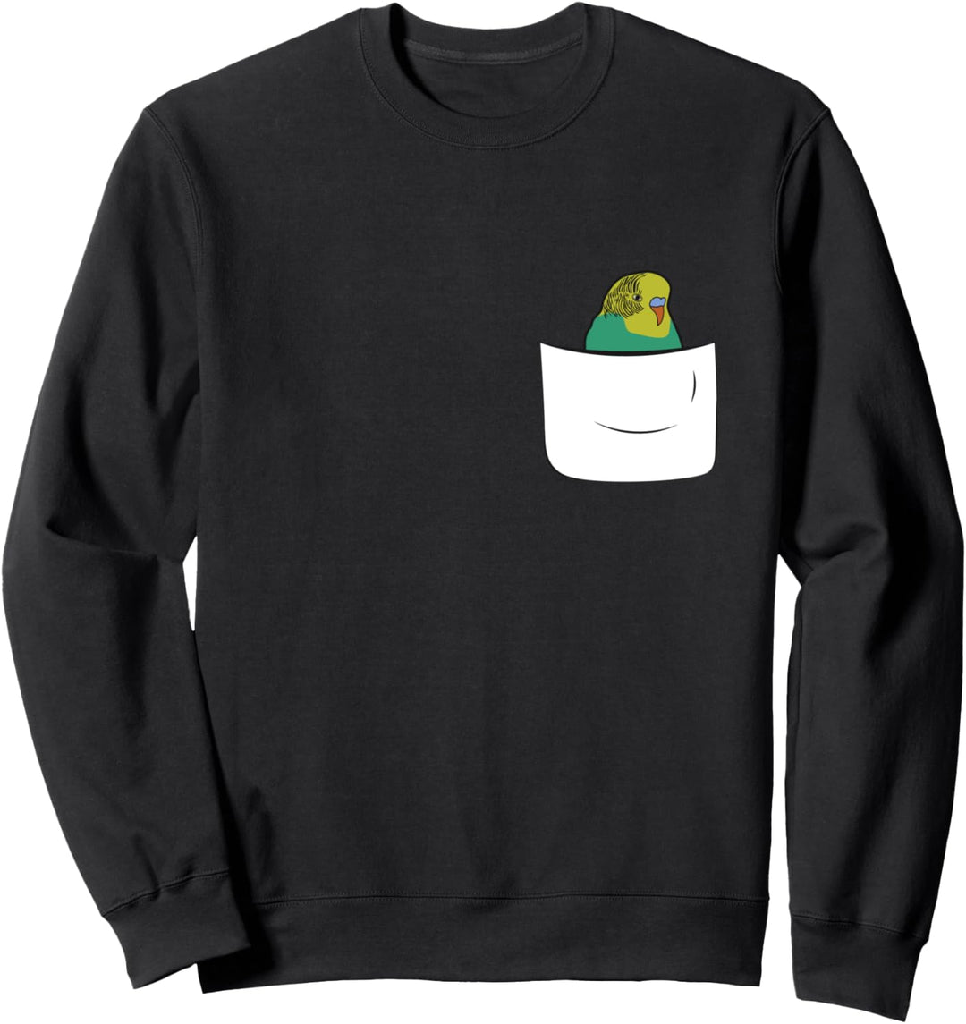 Lustiges Wellensittich Design | Geschenk Vogel Besitzer | Sweatshirt
