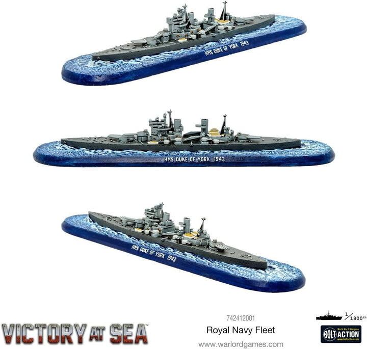 Warlord Games - Victory At Sea: Royal Navy Fleet (742412001)