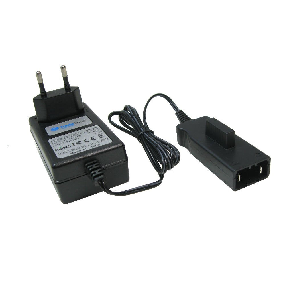 Trade-Shop 18V Li-Ion Akku Lader kompatibel mit Gardena 8840 AccuCut Li 400 AccuCut Li 450 8841 Accu