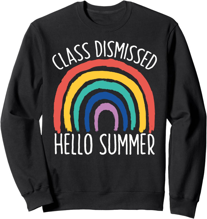 KLASSE ABGESCHLOSSEN HALLO SOMMER Schüler des letzten Sweatshirt