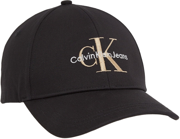Calvin Klein Herren Cap Monogram Basecap Einheitsgrösse Fashion Black, Einheitsgröße Fashi