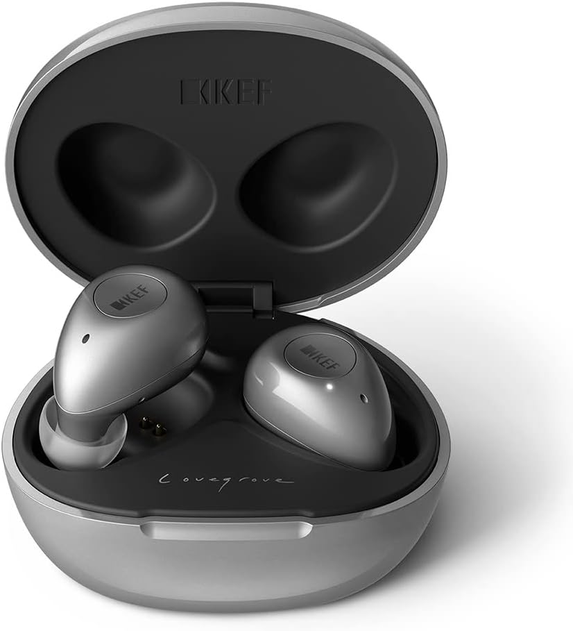 KEF MU3 Noise Cancelling True Wireless Earphones ( Bluetooth 5.0, Spritzwasser geschützt, 9+15h Betr