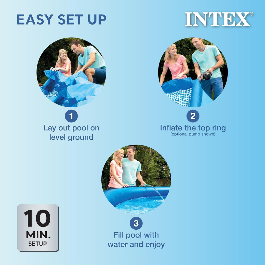 Intex 28110NP Easy Set Pool - Aufstellpool, 244 x 76 cm 244 x 76 cm