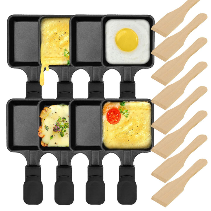 Kosmosta Antihaftbeschichtete Mini-Grill-Käsepfanne Schmelzzubehör für Raclettes Ersatzbleche Raclet