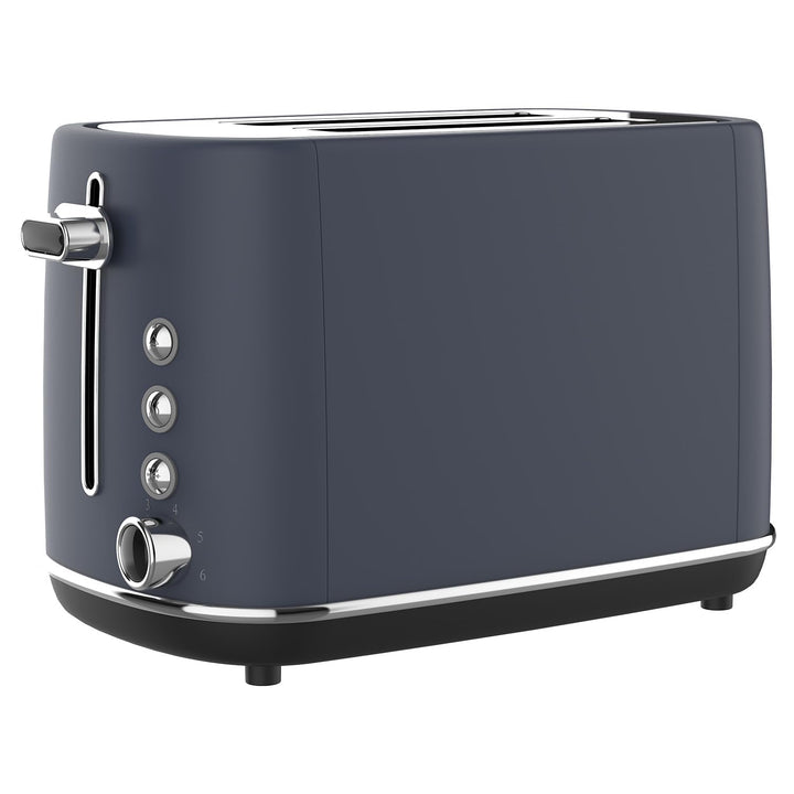 TERRAILLON New Moon Toaster mit 2 Schlitzen, 13 cm, 6 Leistungsstufen (1050 W) – Auftauen, Aufwärmen