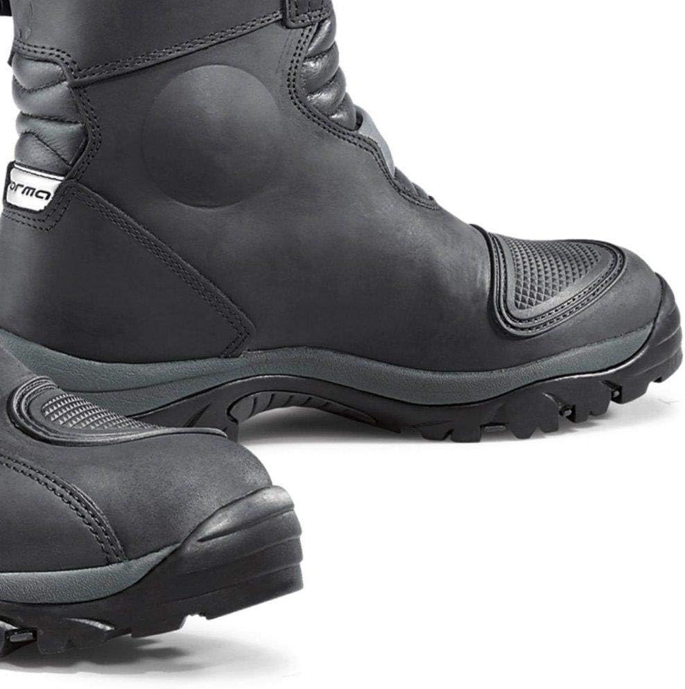 Forma FORC50 W-9938 Stiefel Moto Adventure low WP Eichzulassung CE, Schwarz, 38 EU
