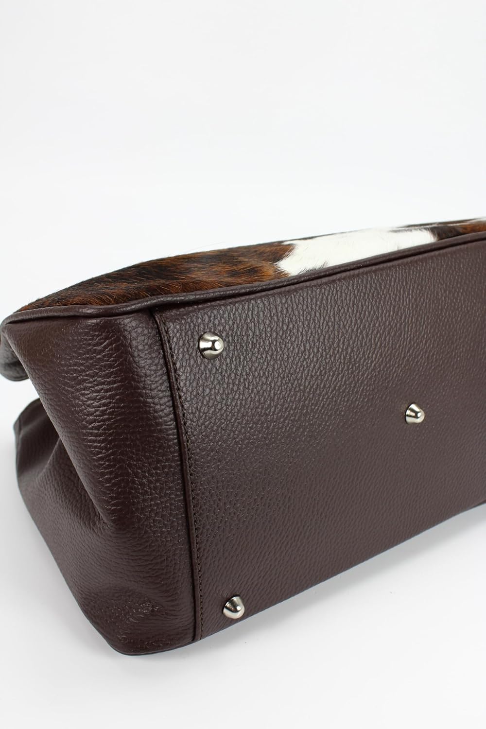 Belli Echt Leder Handtasche italienische Damen Ledertasche Umhängetasche Henkeltasche in Glattleder,