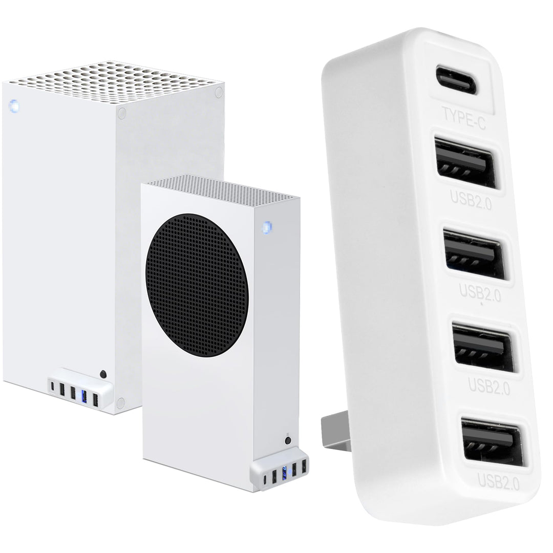 Joso USB-Hub mit 5 Anschlüssen für die Xbox-Serie, Hochgeschwindigkeits-USB-Anschluss ExpanderAdapte