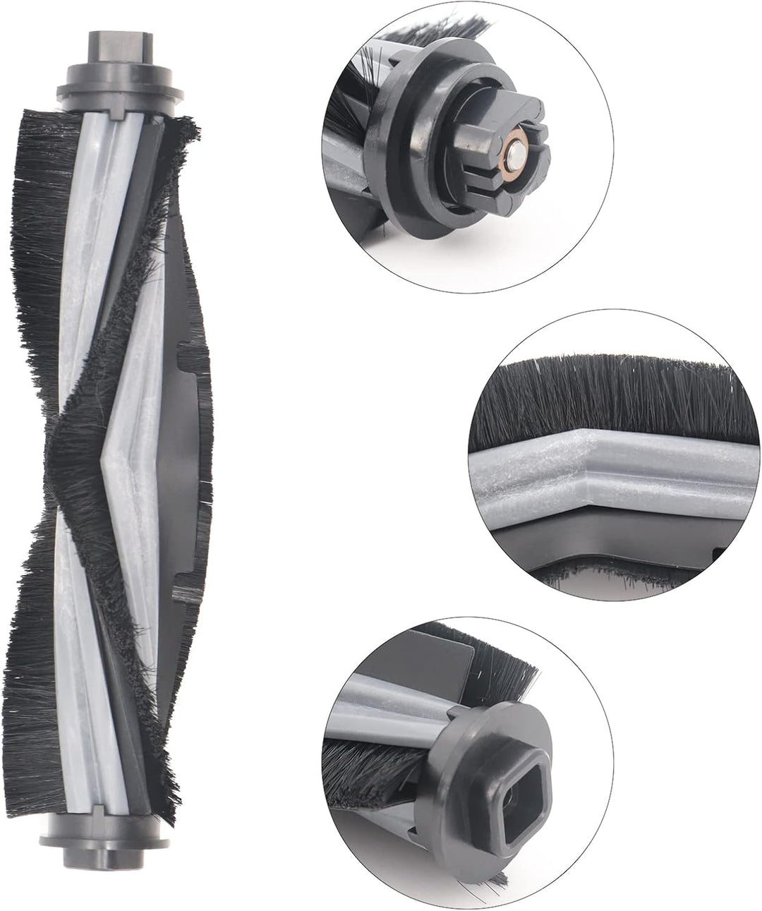 Ersatzteil Kits für Ecovacs Deebot OZMO U2 DGN22 U2 Pro Roboter-Staubsauger - 1 Hauptbürste, 6 Seite