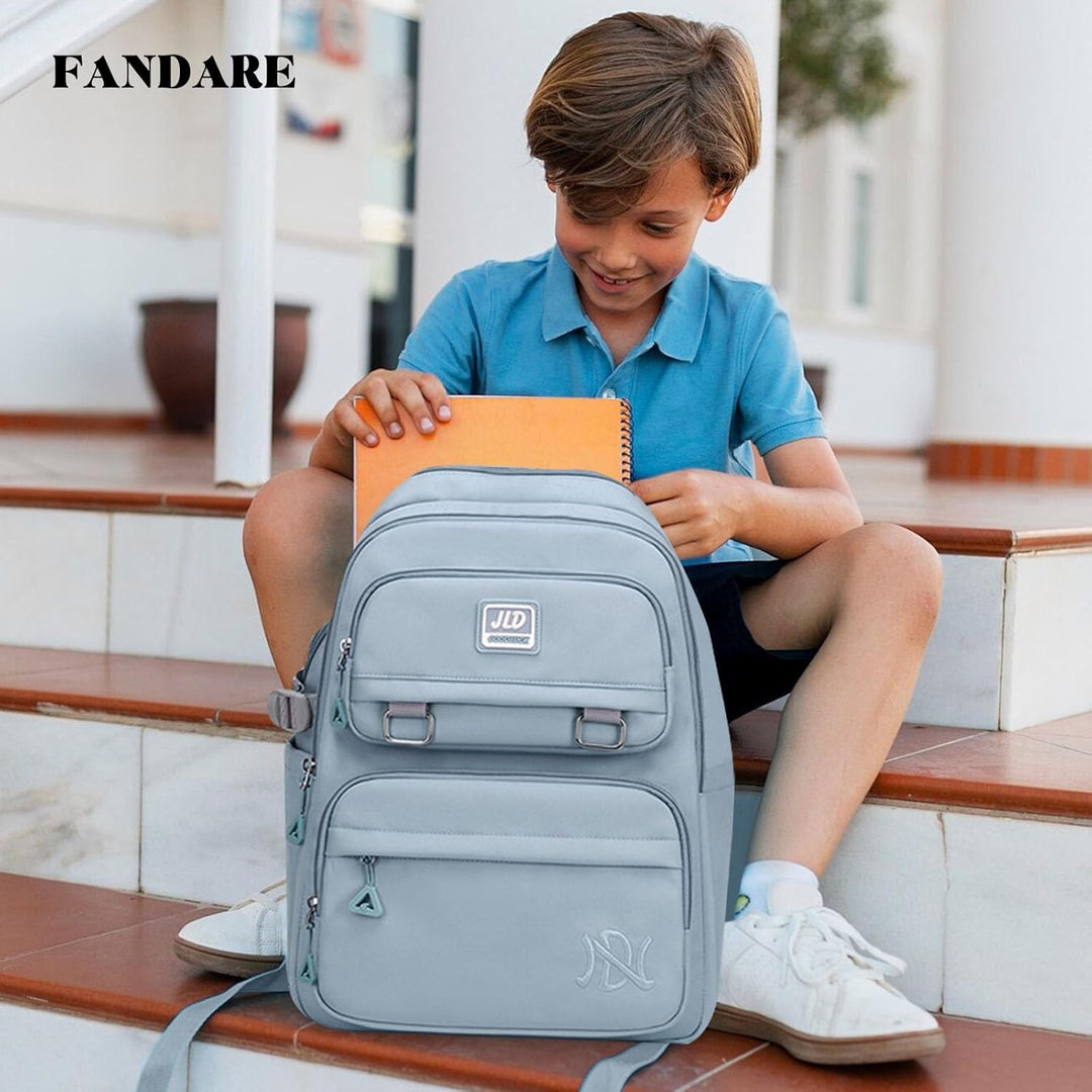 FANDARE Kinderrucksack Schulranzen Schultaschen Jungen Mädchen Schulrucksack Kinder Schultasche für