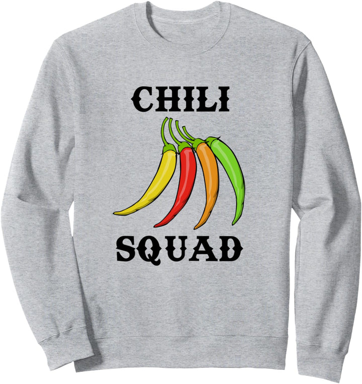 Chili Squad Pepper Jalapeno Scharfes Essen Sweatshirt