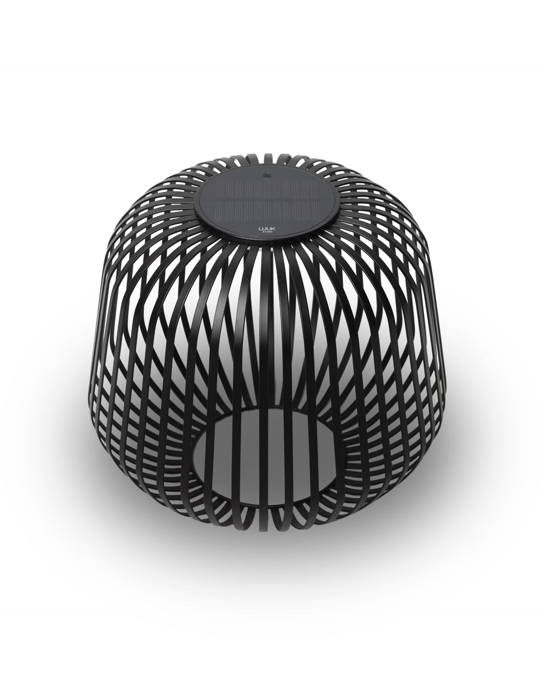 LUUK Studio Kabellose Solar Tischleuchte in minimalistischem Design, aufladbarer Akku via USB-C und