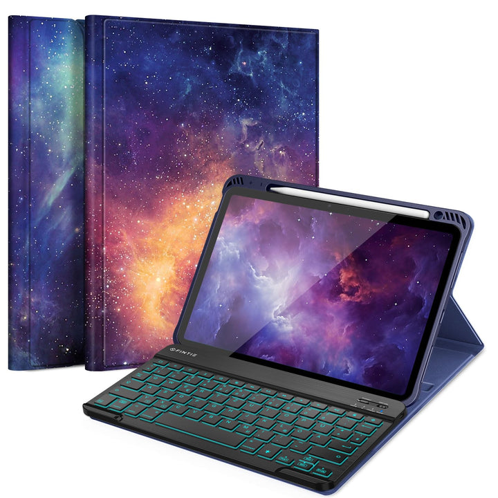 FINTIE Tastatur Hülle für iPad Air 11 Zoll M4/M3/M2 (2026/2025/2024), iPad Air 5/4 Gen 10.9" - 7-far