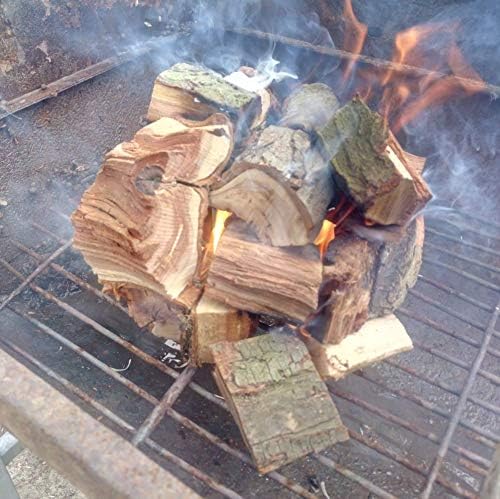 Landree® Pflaume Grill-Holz 3,5KG - Wood Chunks Natural-Fire - 100% Natur statt Holzkohle 3,5 kg, 3,