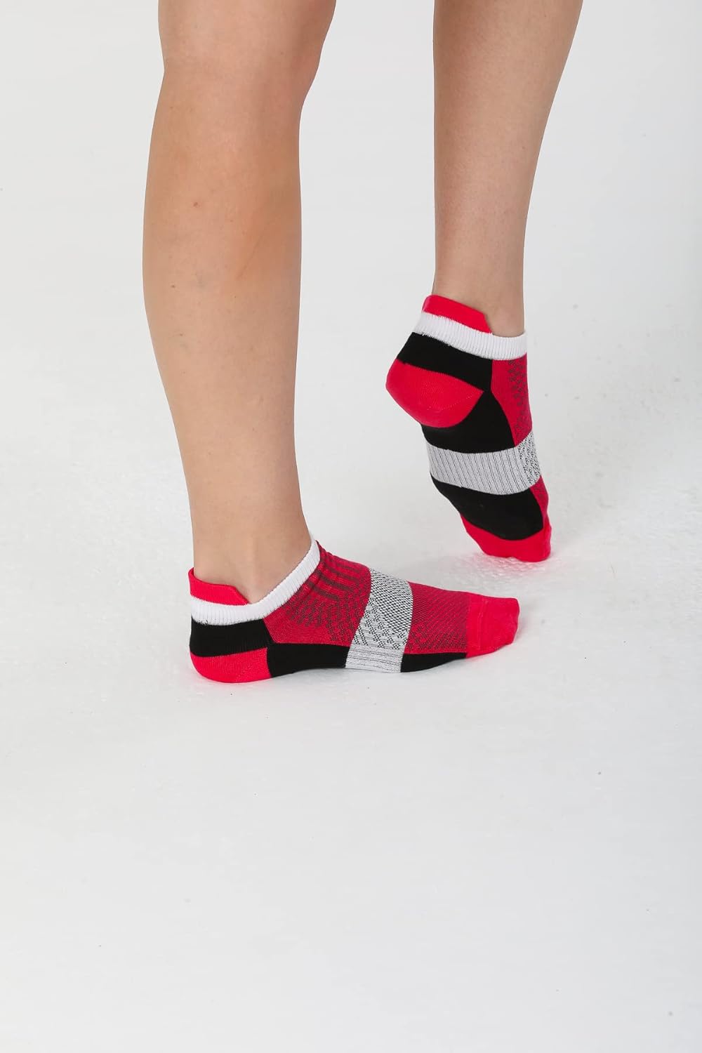 GoWith 6 Paar Sneaker Socken für Damen und Herren, Bambus (Viskose) Bunte Socken, Ohne Naht Sportsoc