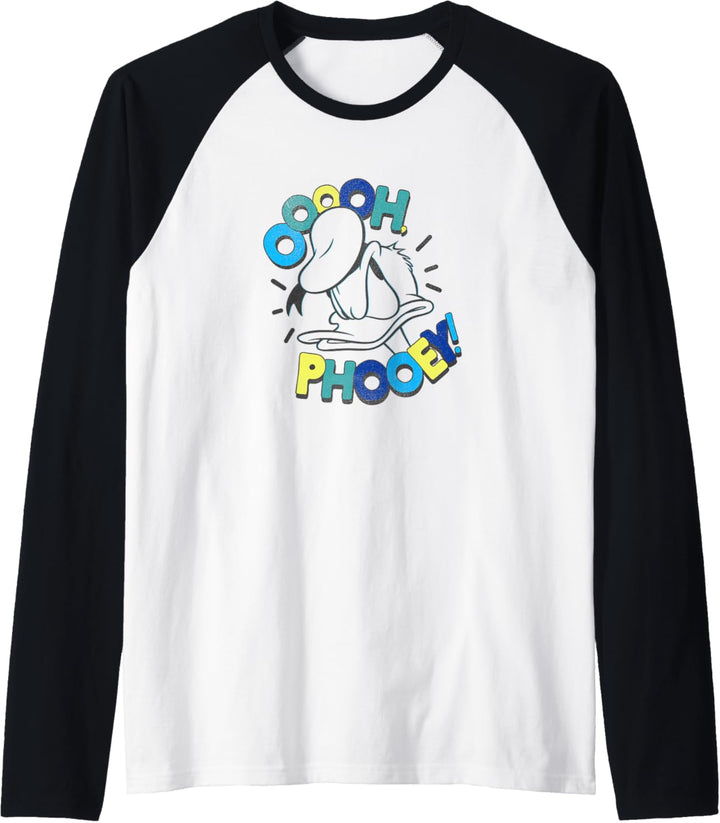 Disney Mickey And Friends Donald Duck Ooooh Phooey Raglan