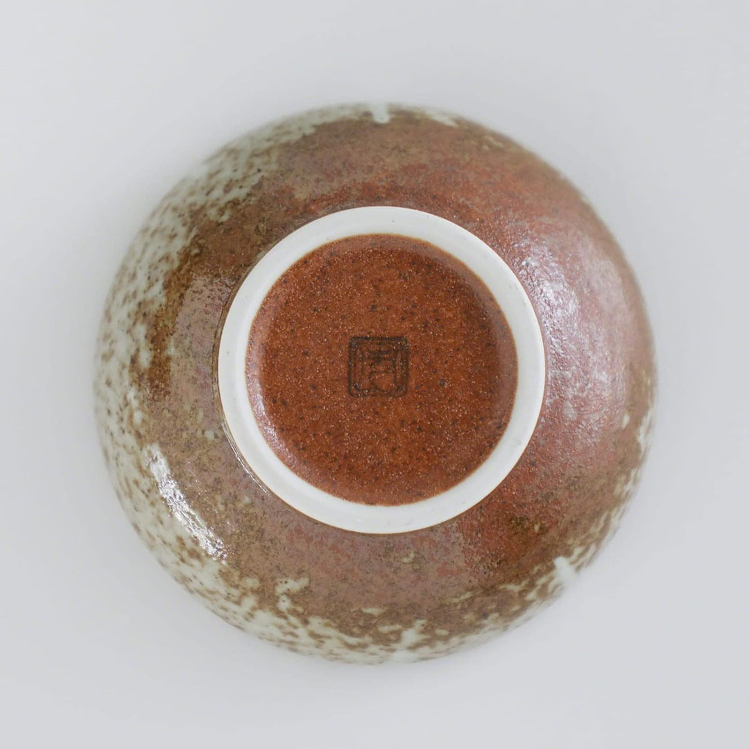 Wazakura Minoyaki Serie Kleine Runde Glasierte Ikebana Blumenvase, Made in Japan, Handbemalte Kerami
