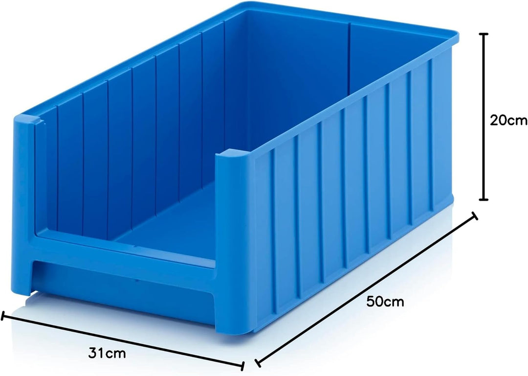 Sichtlagerkasten / Sichtbox / Stapelbox / Lagerbox / Sortierkasten / Sortierbox in Grösse 5,stapelba