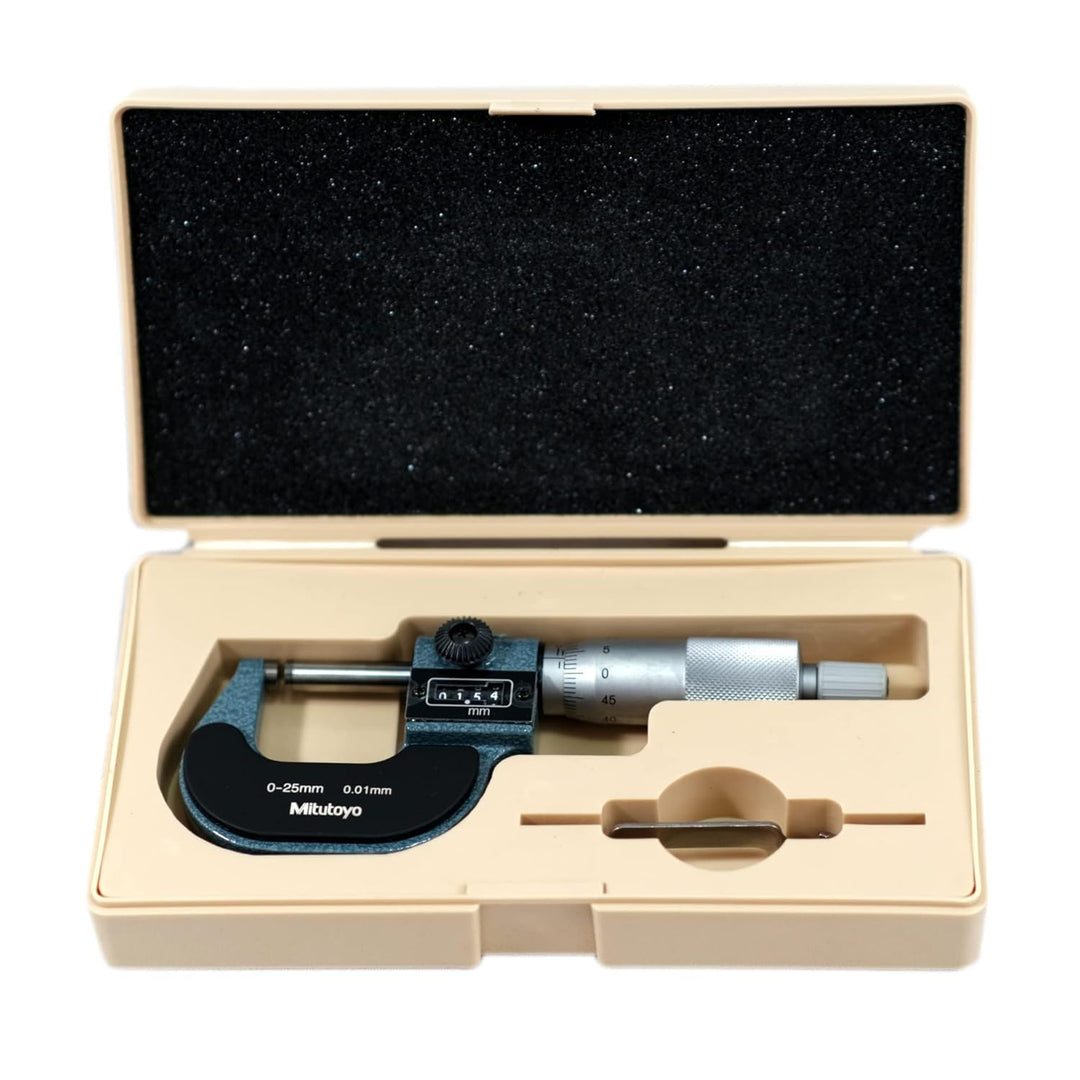 Mitutoyo 193-101 Zählwerk-Bügelmessschraube, 0-25 mm