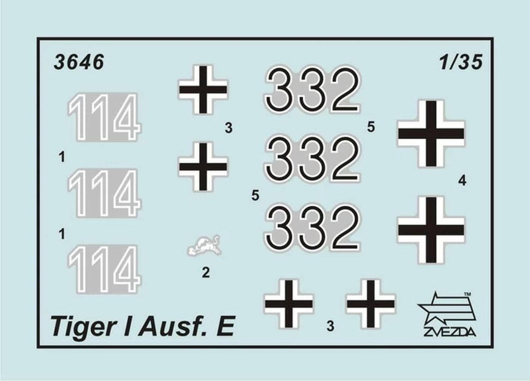 Zvezda 500783646 - 1:35 Tiger I Early (Kursk)