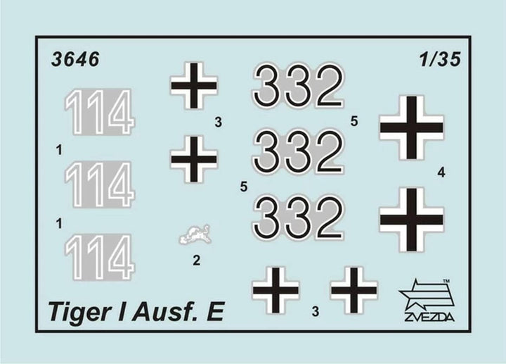 Zvezda 500783646 - 1:35 Tiger I Early (Kursk)