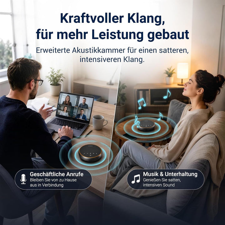 Konferenzlautsprecher mit 3 Mikrofonen, 360° Pickup, KI-3A-DSP