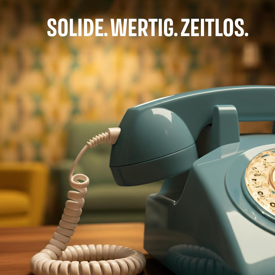 Retro Telefon Wählscheibe/Festnetztelefon Retro/Telefon mit Schnur/Telefon mit Wählscheibe/Telefon R