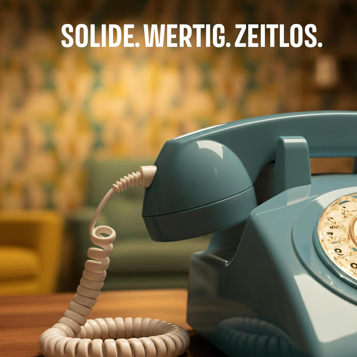 Retro Telefon Wählscheibe/Festnetztelefon Retro/Telefon mit Schnur/Telefon mit Wählscheibe/Telefon R