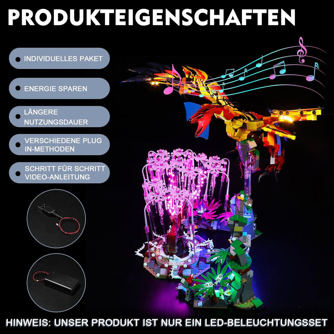 Music Version Led Licht Set für Lego Avatar Toruk Makto und der Baum der Seelen, Dekorationsbeleucht