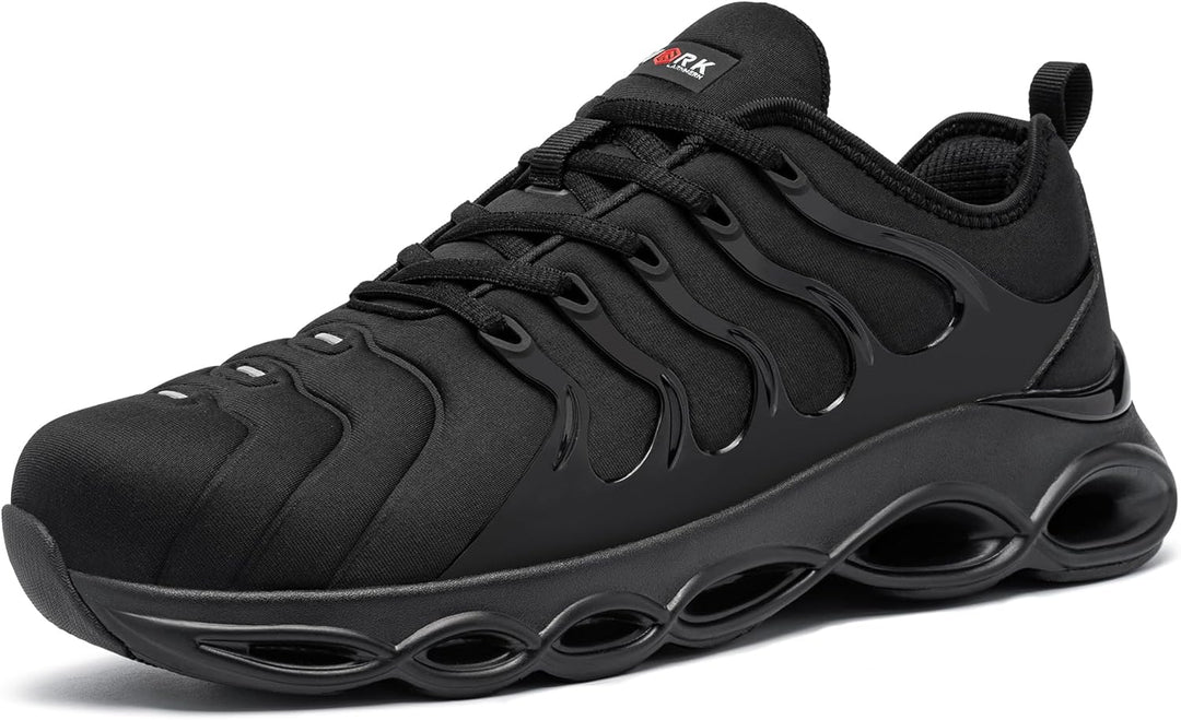 Arbeitsschuhe Herren Sicherheitsschuhe Mode Anti Smashing Stahlkappenschuhe Atmungsaktiv Dämpfung Le